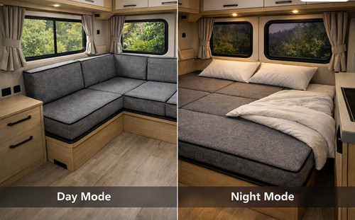 Rock and roll bed cushions - roll, for